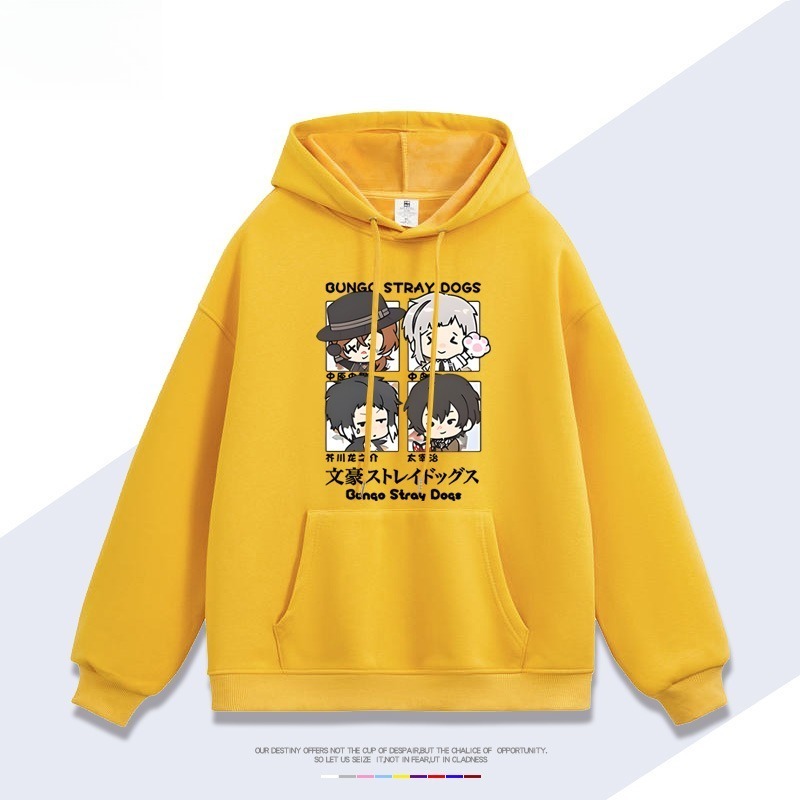 文豪野犬新款 親子情侶男女連帽衛衣