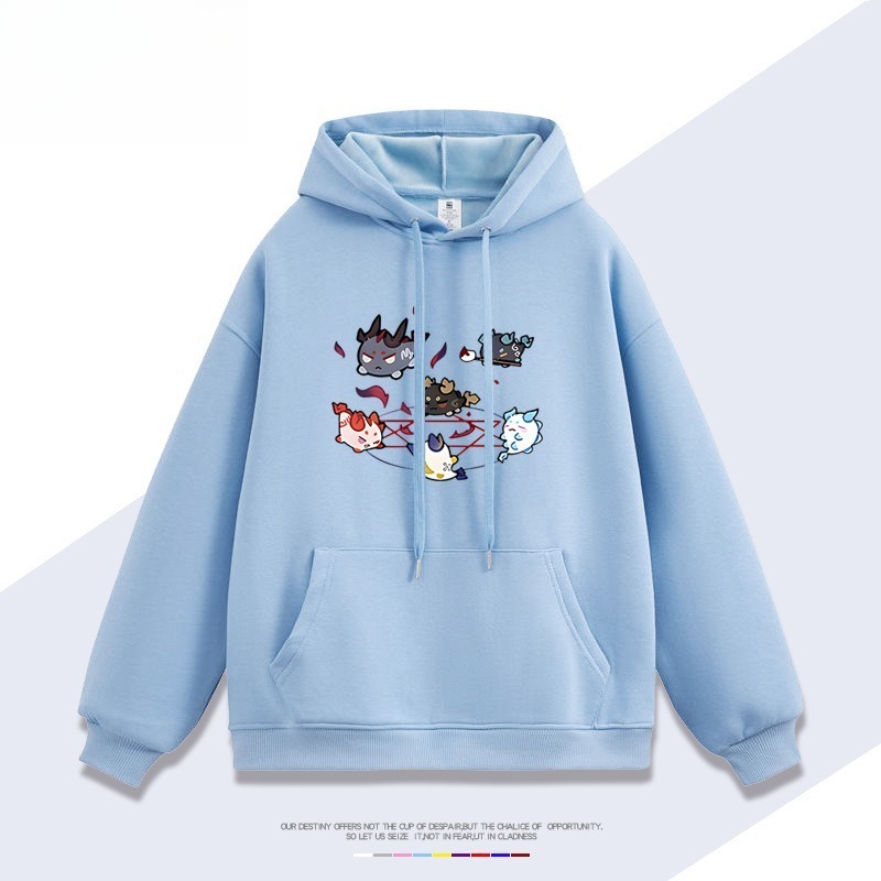 明日方舟龍泡泡新款 親子情侶男女連帽衛衣