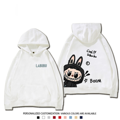 labubu新款 寬鬆百搭 秋冬款 寬鬆連帽衛衣