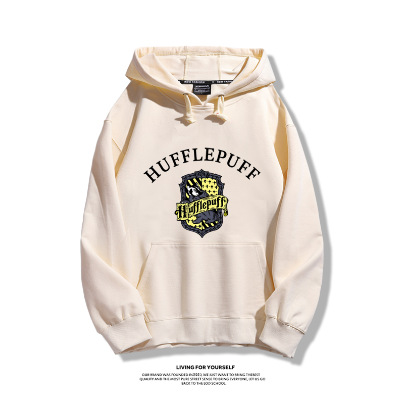 哈利波特聯名衛衣2023秋冬新款親子情侶裝薄絨款連帽衛衣