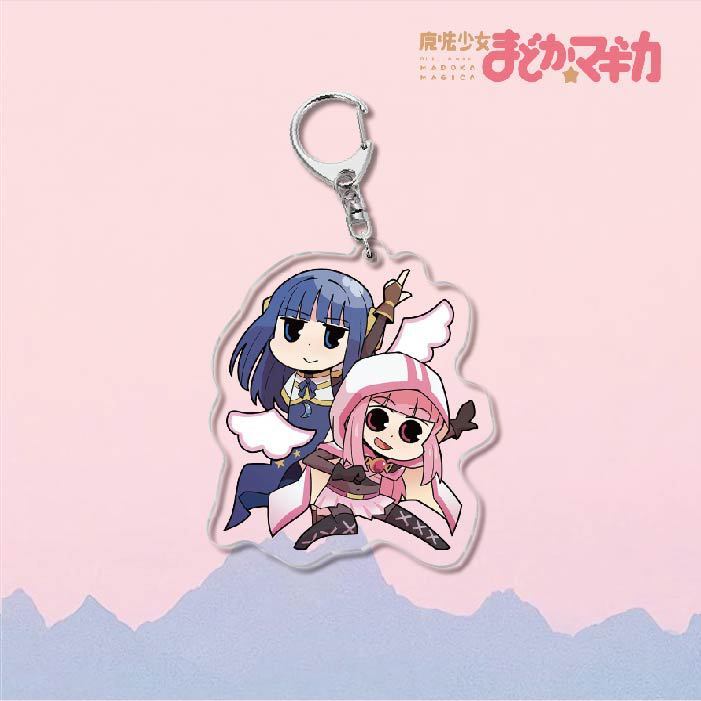 魔法少女小圓鹿目圓曉美焰美樹沙耶香巴麻美亞力克鑰匙扣立牌掛飾【單買三件起送】