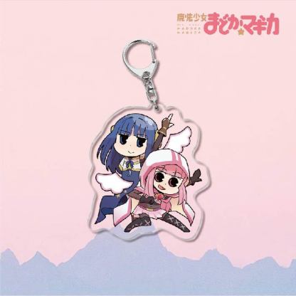 魔法少女小圓鹿目圓曉美焰美樹沙耶香巴麻美亞力克鑰匙扣立牌掛飾【單買三件起送】