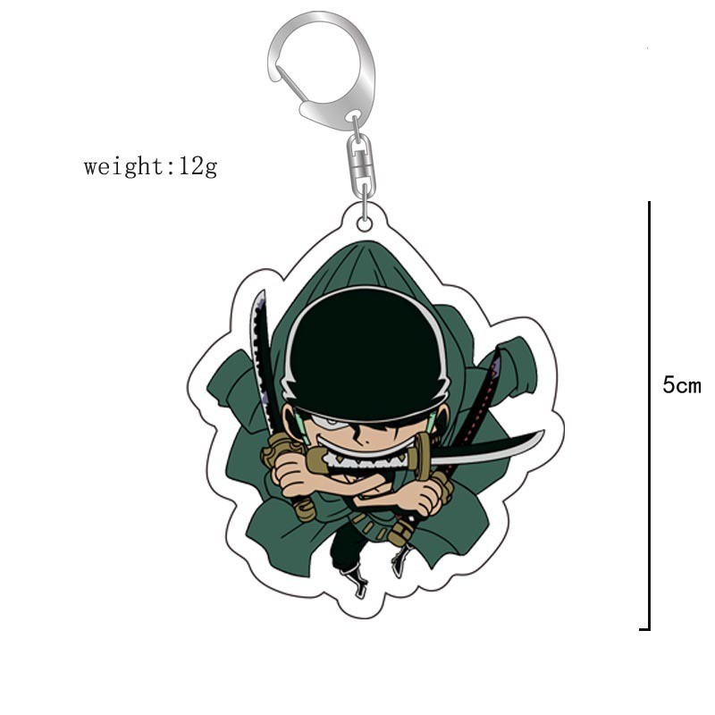 航海王 草帽路飛索隆羅香克斯周邊鑰匙扣 掛飾【單買三件起送】