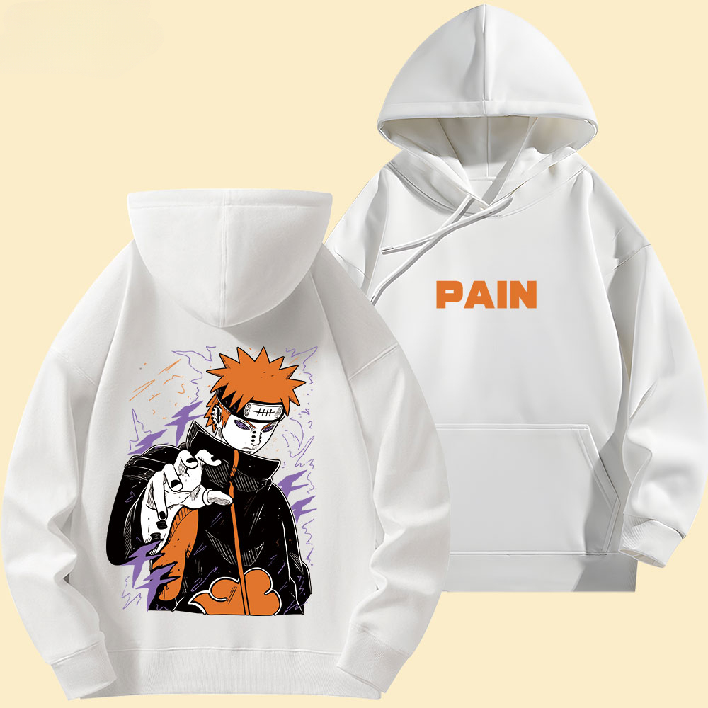 火影忍者 2024秋冬新款親子情侶裝薄絨款連帽衛衣