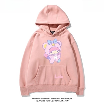 雙子星little twinstars新款 親子情侶男女連帽衛衣