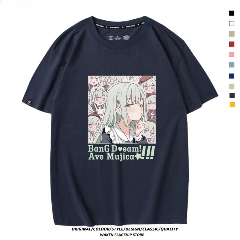 BanG Dream! Ave Mujica 印花短袖T恤