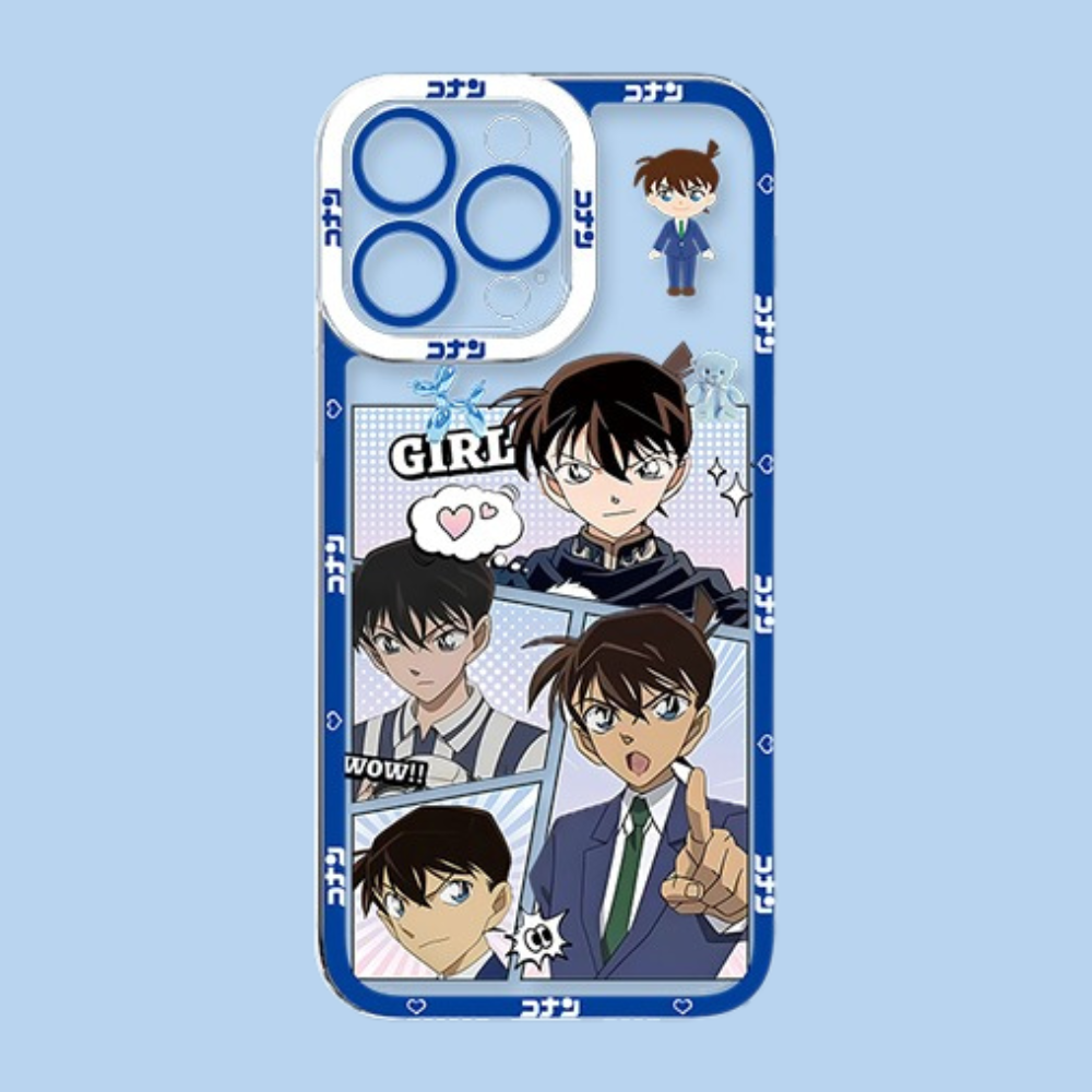 名偵探柯南天使眼透明防摔軟殼