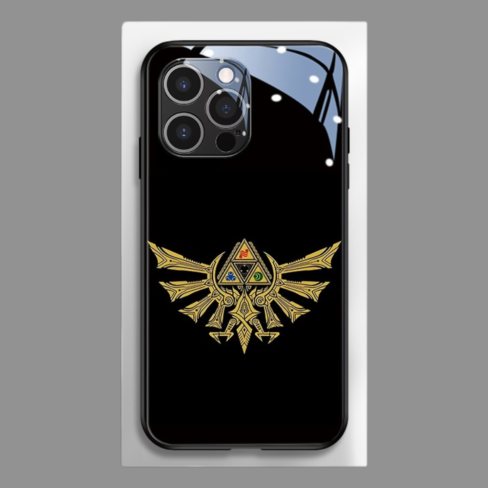 塞爾達新款高清全包防摔玻璃殼