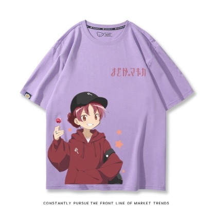 魔法少女小圓周邊 印花短袖T恤