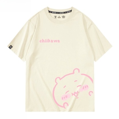 Chiikawa 2026親子情侶男女同款 印花短袖T恤