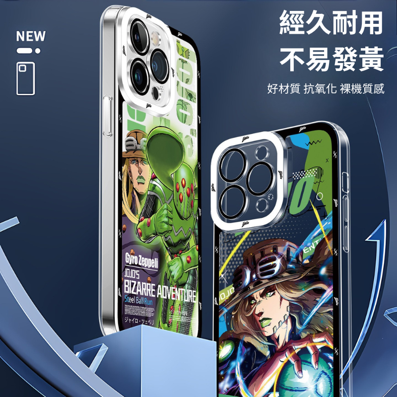JOJO 的奇妙冒險 飆馬野郎 傑洛齊貝林天使眼透明手機殼
