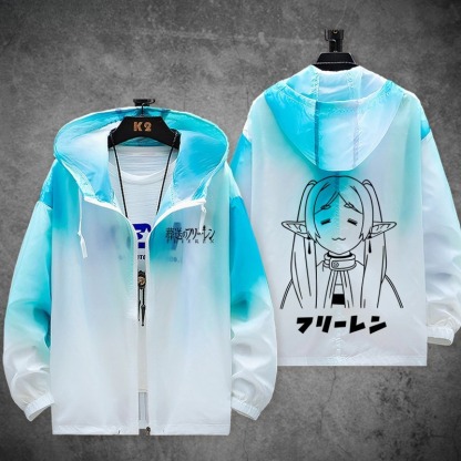 葬送的芙莉蓮 輕薄透氣漸變防曬衣外套