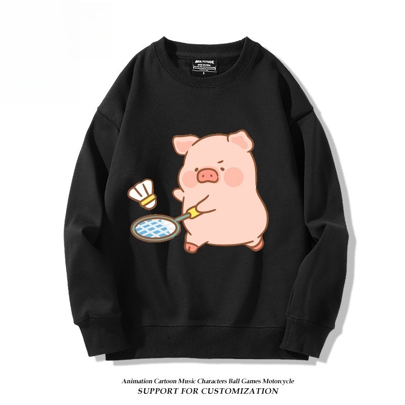 LuLu豬 聯名親子情侶裝 圓領長袖