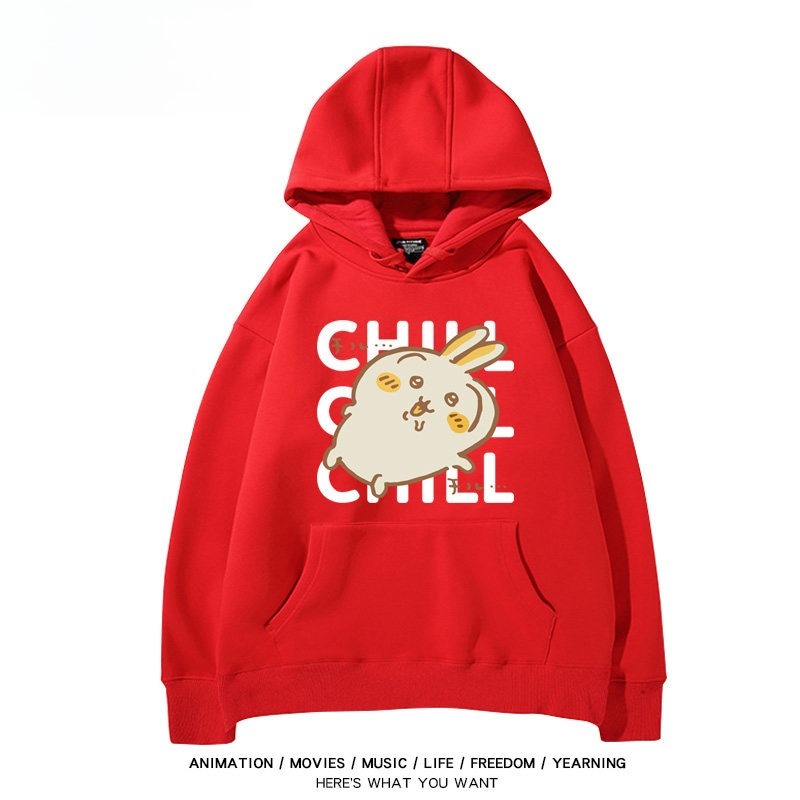 Chiikawa 親子情侶男女連帽衛衣