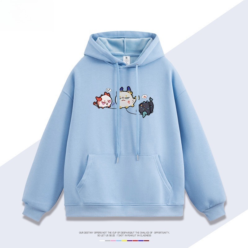 明日方舟龍泡泡新款 親子情侶男女連帽衛衣