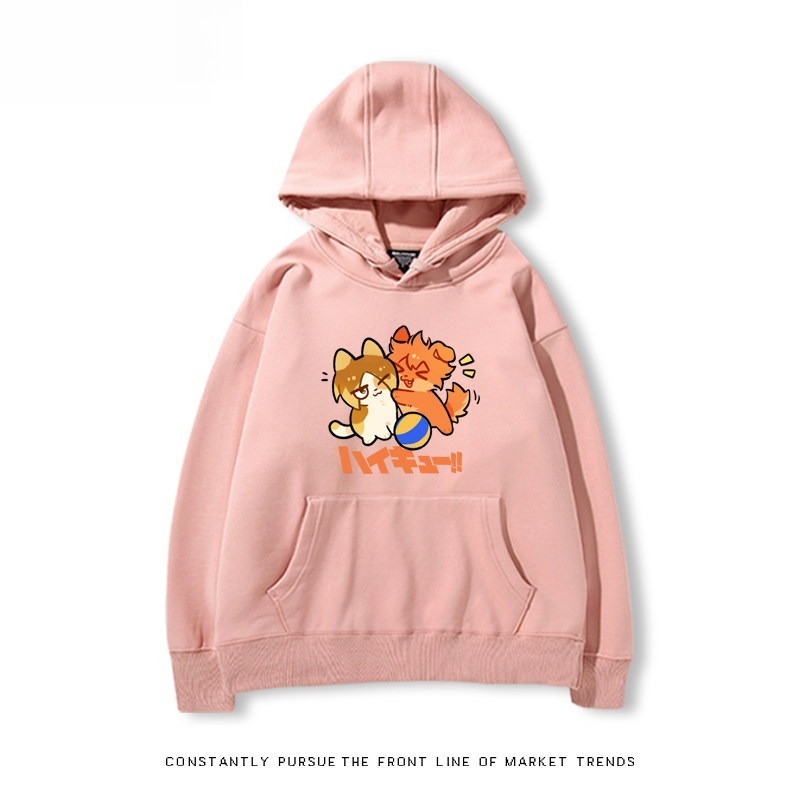 排球少年 聯名衛衣2026秋冬新款 親子情侶連帽衛衣