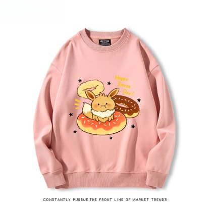 精靈寶可夢Q版 聯名親子情侶裝 圓領長袖