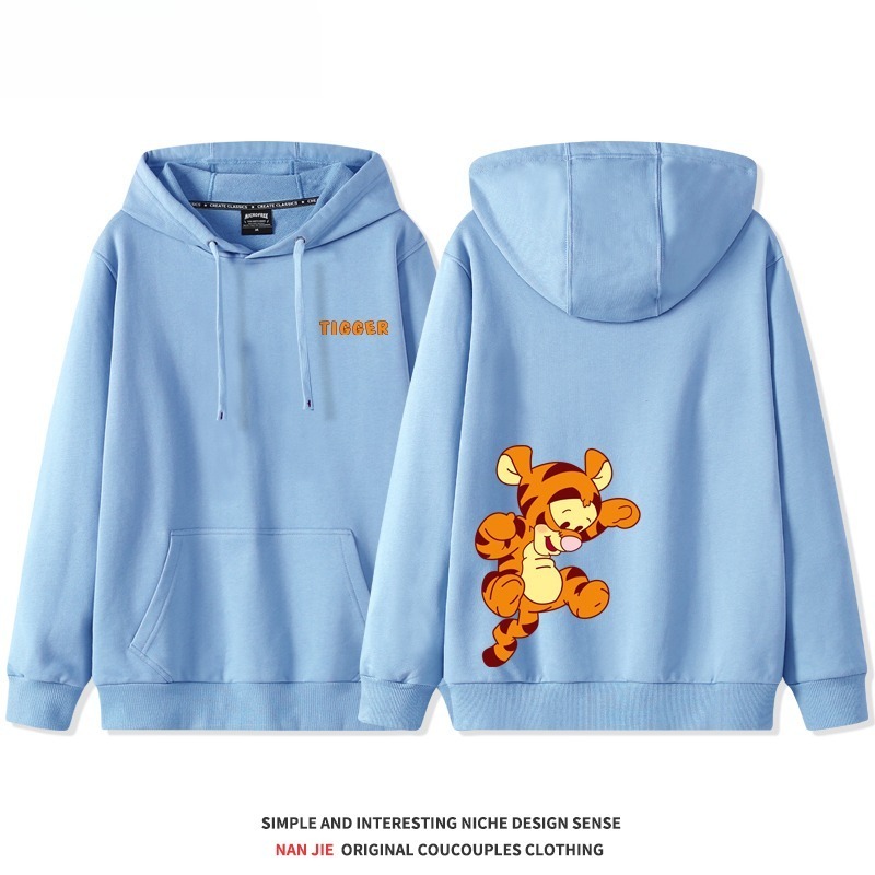 小熊維尼新款 親子情侶男女連帽衛衣