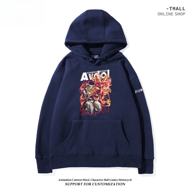 JOJO的奇妙冒險 親子情侶男女連帽衛衣