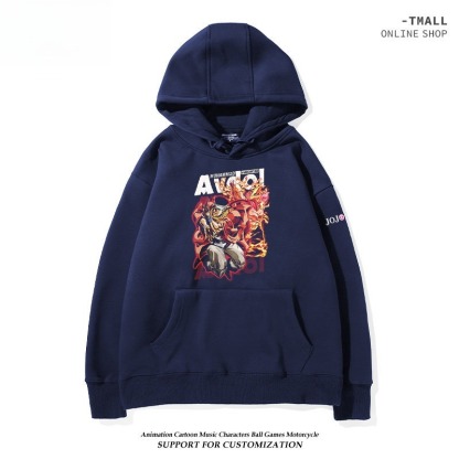 JOJO的奇妙冒險 親子情侶男女連帽衛衣