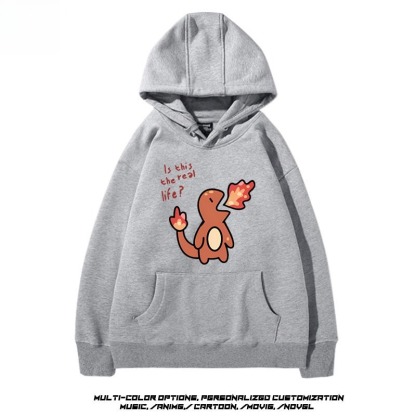 精靈寶可夢 聯名衛衣新款 親子情侶裝連帽衛衣