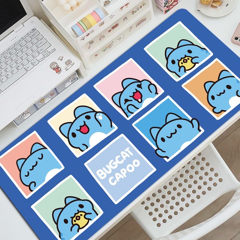 貓貓蟲 主題桌墊 布質滑鼠墊