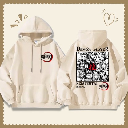 鬼滅之刃 聯名衛衣2025秋冬新款寬鬆連帽衛衣