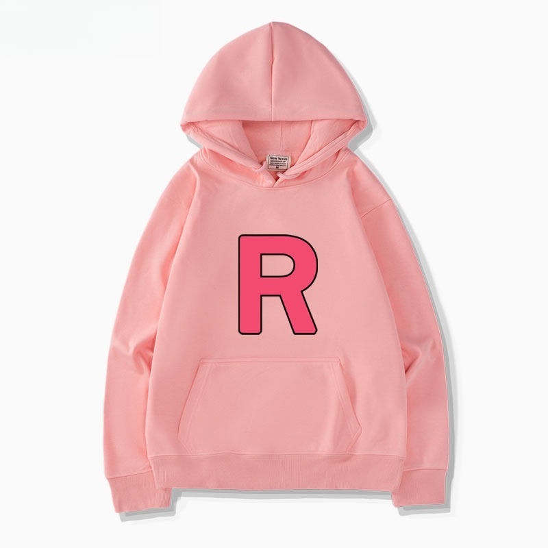 寶可夢火箭隊 聯名衛衣新款 親子情侶裝連帽衛衣