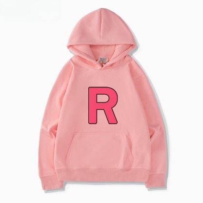 寶可夢火箭隊 聯名衛衣新款 親子情侶裝連帽衛衣