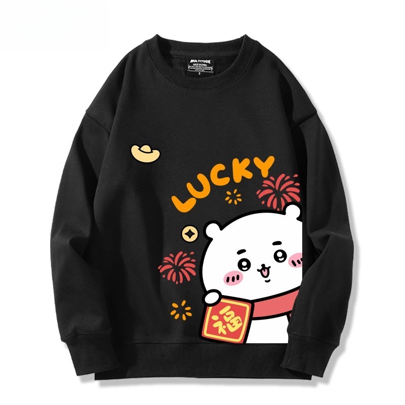 Chiikawa 聯名親子情侶裝 圓領長袖