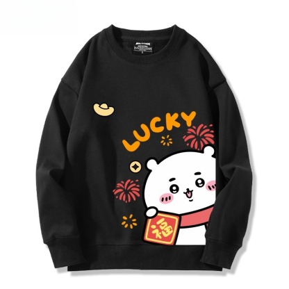 Chiikawa 聯名親子情侶裝 圓領長袖