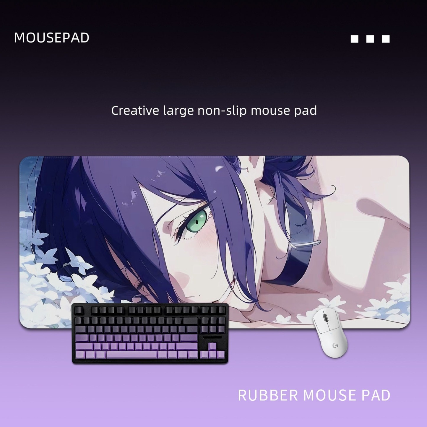 鏈鋸人蕾塞 主題桌墊 布質滑鼠墊