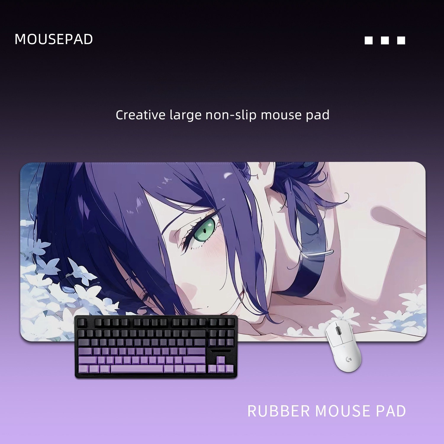 鏈鋸人蕾塞 主題桌墊 布質滑鼠墊