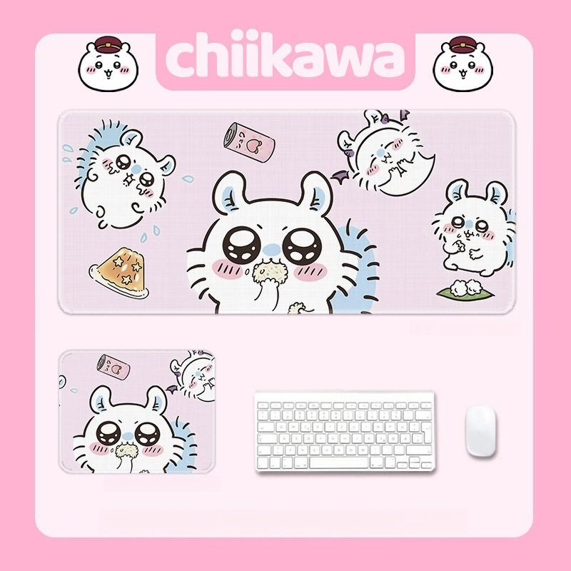 Chiikawa吉伊卡哇 主題桌墊 布質滑鼠墊
