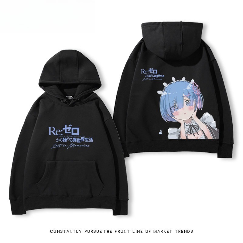 從零開始的異世界 親子情侶男女連帽衛衣
