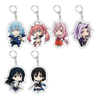 關於我轉生成爲史萊姆那件事萌王利姆露朱菜紫苑靜米莉姆鑰匙扣掛飾【單買三件起送】