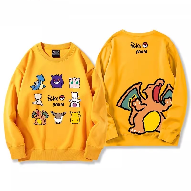 寶可夢2024親子情侶裝 圓領長袖