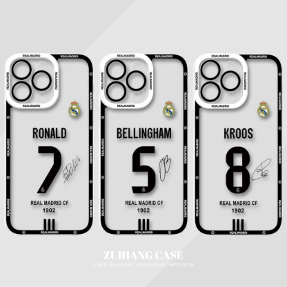 皇馬C羅天使眼透明防摔軟殼