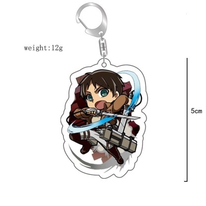 進擊的巨人調查兵團艾倫三笠阿明埃爾文利威爾韓吉萊納鑰匙扣掛飾【單買三件起送】