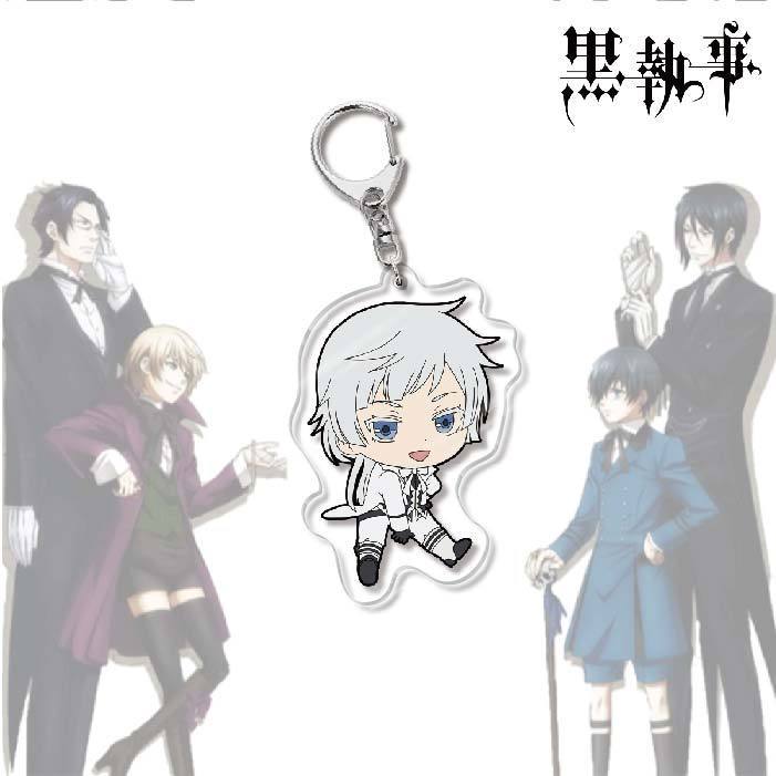 黑執事塞巴斯蒂安夏爾亞克力鑰匙扣掛飾【單買三件起送】