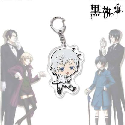 黑執事塞巴斯蒂安夏爾亞克力鑰匙扣掛飾【單買三件起送】