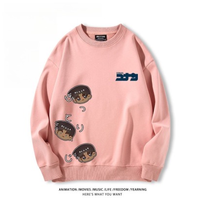 名偵探柯南 聯名親子情侶裝 圓領長袖