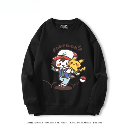 精靈寶可夢Q版 聯名親子情侶裝 圓領長袖