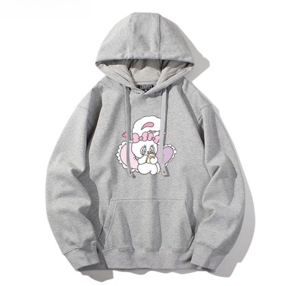 艾丝樂小兔 親子情侶男女連帽衛衣