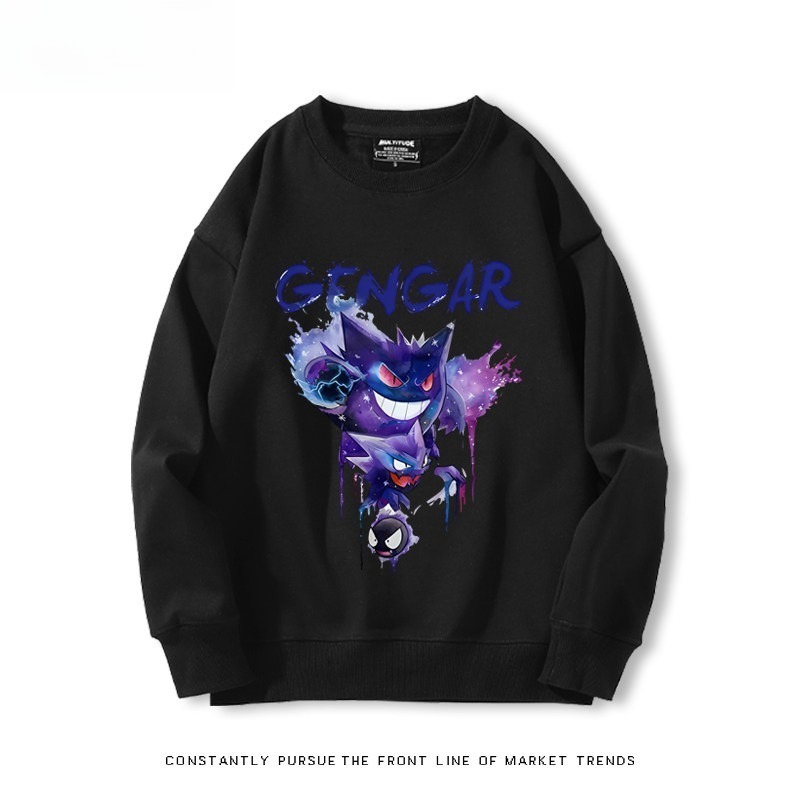 寶可夢耿鬼 聯名親子情侶裝 圓領長袖