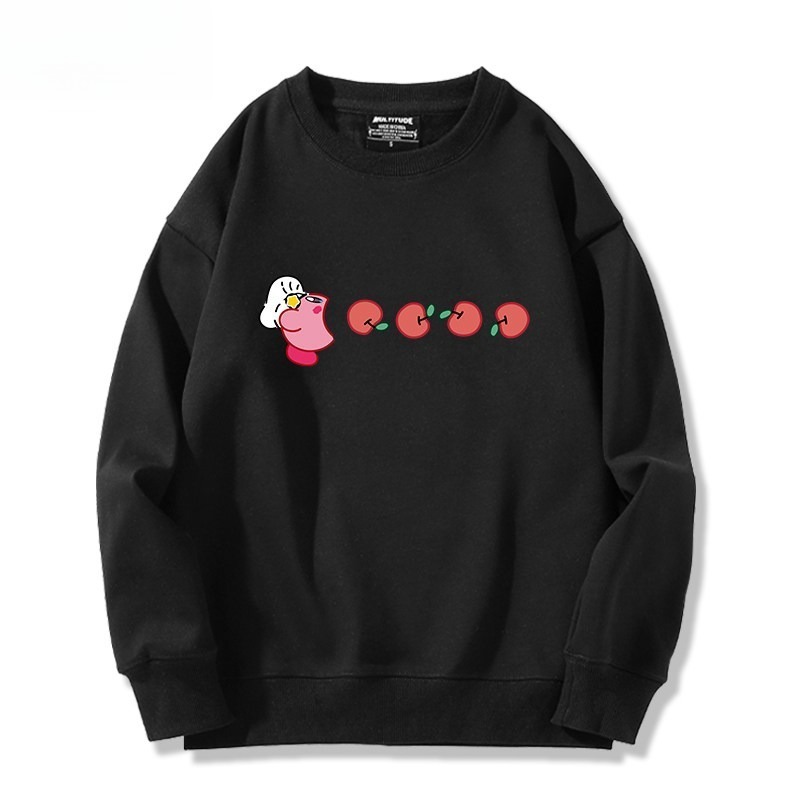 精靈寶可夢星之卡比 聯名親子情侶裝 圓領長袖