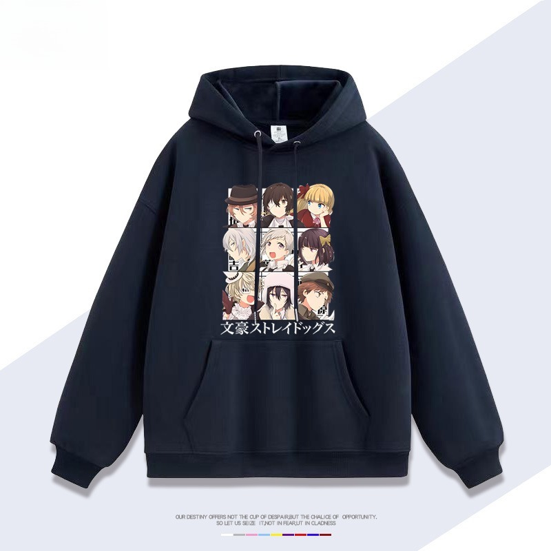 文豪野犬新款 親子情侶男女連帽衛衣