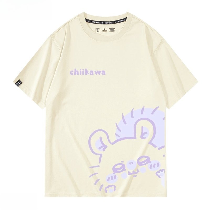 Chiikawa 2026親子情侶男女同款 印花短袖T恤