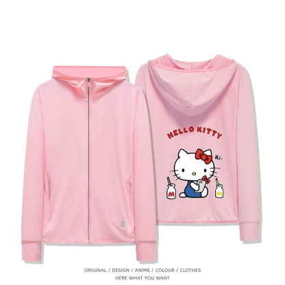 凱蒂貓 Hello Kitty 夏季通勤冰絲速乾涼感防曬外套