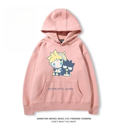 初音未來X三麗鷗新款 親子情侶男女款連帽衛衣